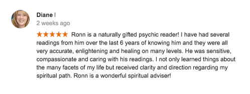 Diane Google+ Ronn Psychic Readings Michigan